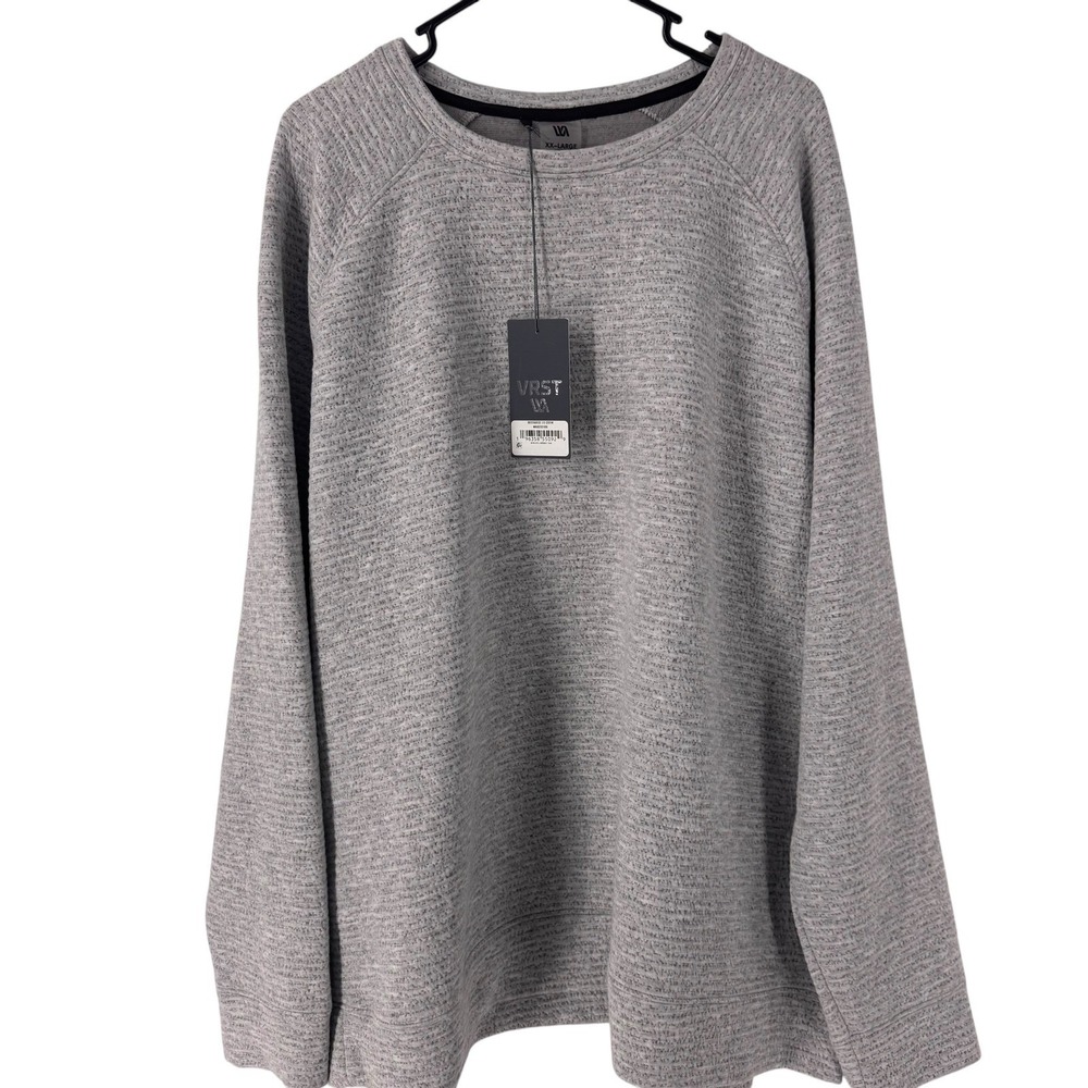 VRST Recharge LS Crew Mens XXL Light Grey Heather Textured SweatshirtM
NEW - Picture 4 of 11